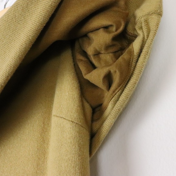 NWT Reformation Josefina Knit Dress Gold Coin XS Midi Off the Shoulder Sweater - Picture 6 of 10